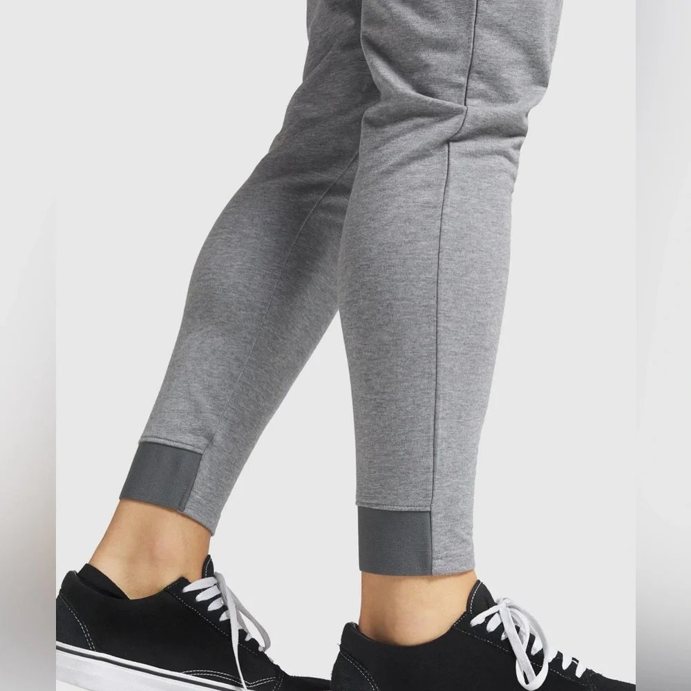 Gymshark Critical Zip Joggers in Charcoal Marl
